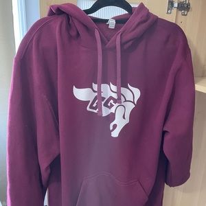 UOttawa Maroon Hoodie Size L